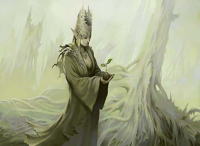 Augure di Llanowar - ©Tsutomu Kawade Augure di Llanowar ©Tsutomu Kawade